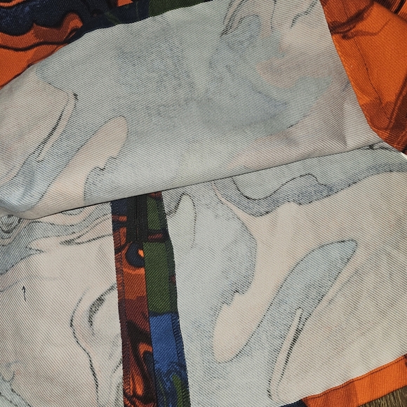 Kate Spade Let Loose! Abstract Print A-Line Mini Skirt 100% Cotton,Sz S - Picture 5 of 11